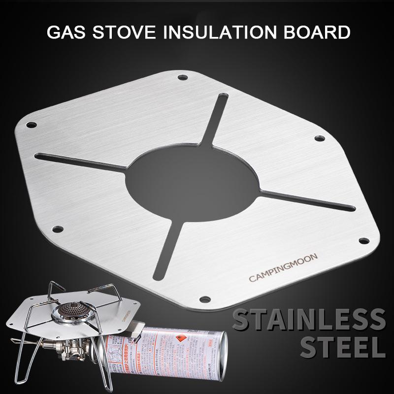 Tấm Cách Nhiệt Bếp Ga Bằng Thép Không Gỉ Campingmoon