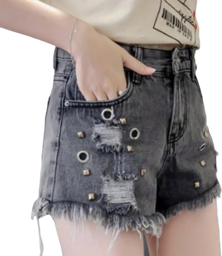 Quần short jeans đính hạt cá tính Mã: QN938