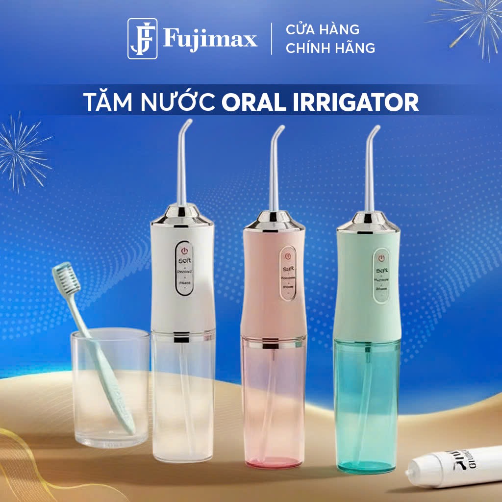 [LOẠI 1 BẢN QUỐC TẾ] ￼Máy tăm nước xung quốc tế, nha sĩ khuyên dùng – ngăn cao răng, bảo vệ răng khỏe, dễ mang theo