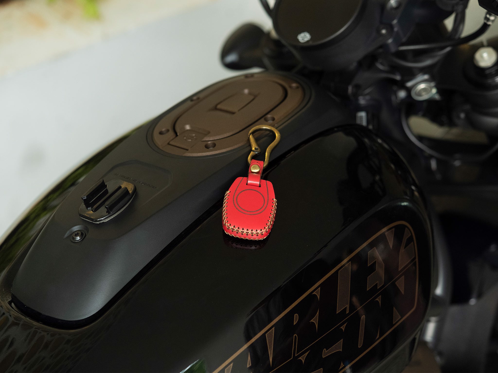 Bao da chìa khoá cho Harley Davidson Sportster S - CHÍNH HÃNG KHACTEN.COM