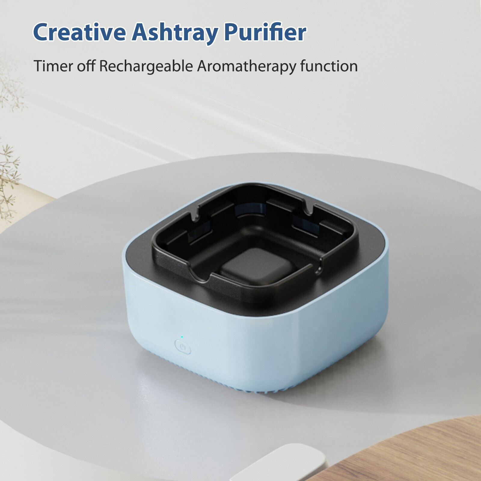 Gạt tàn không khói, khử mùi ion âm ô tô Electronic Air Purifier Ash Tray