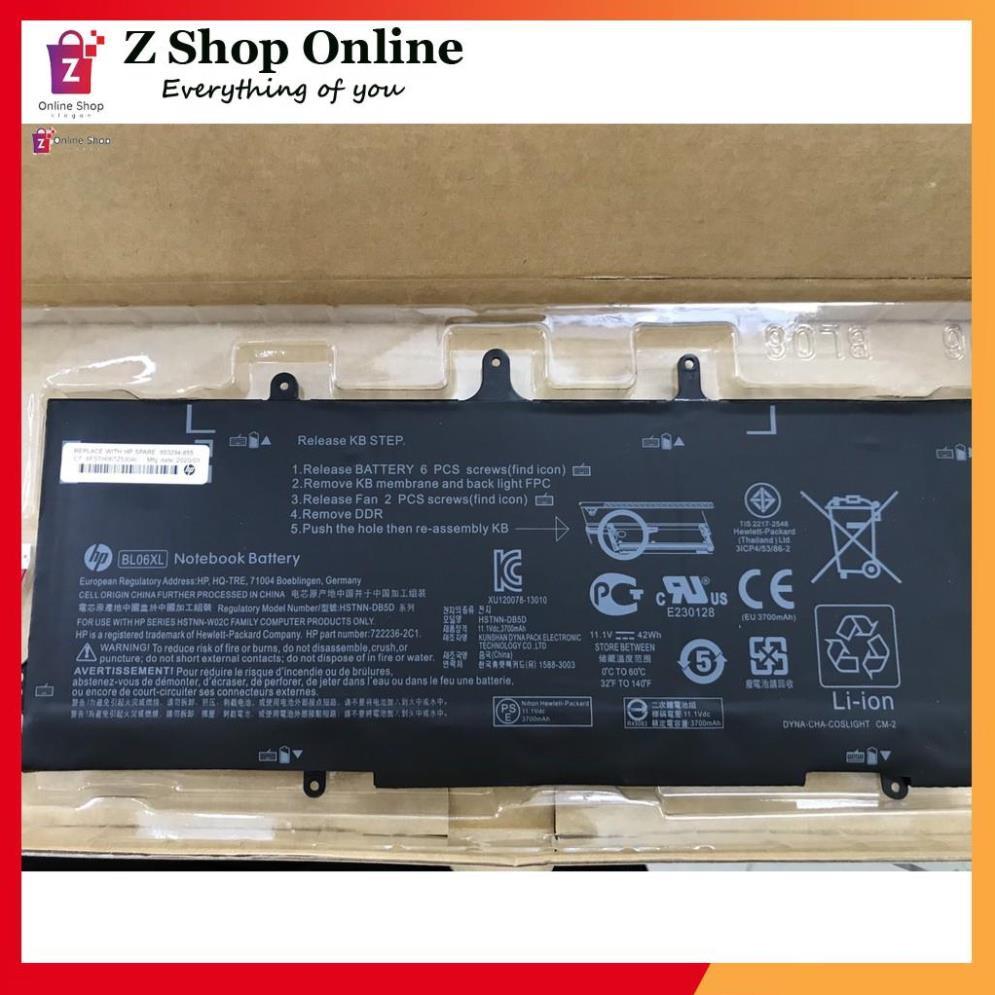 Pin (battery) Dùng Cho HP EliteBook Folio 1040 G0 G1 G2 BL06XL