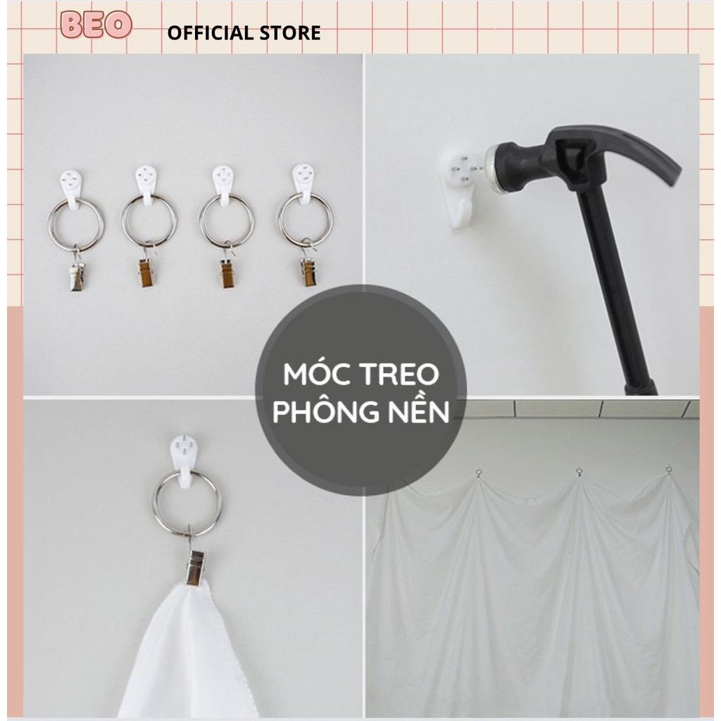 Móc treo, kẹp vải phông nền chụp ảnh treo đồ treo rèm mỏng - tiện dụng nhỏ gọn chắc chắn dễ dàng sử dụng