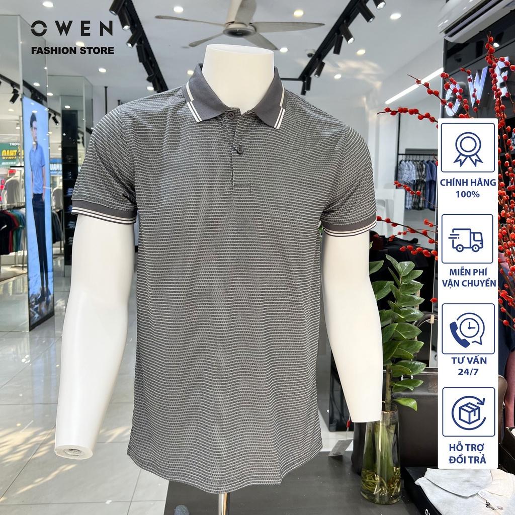 Áo Polo nam Owen chất Cotton thấm hút mồ hôi thoáng mát Mã APT231215