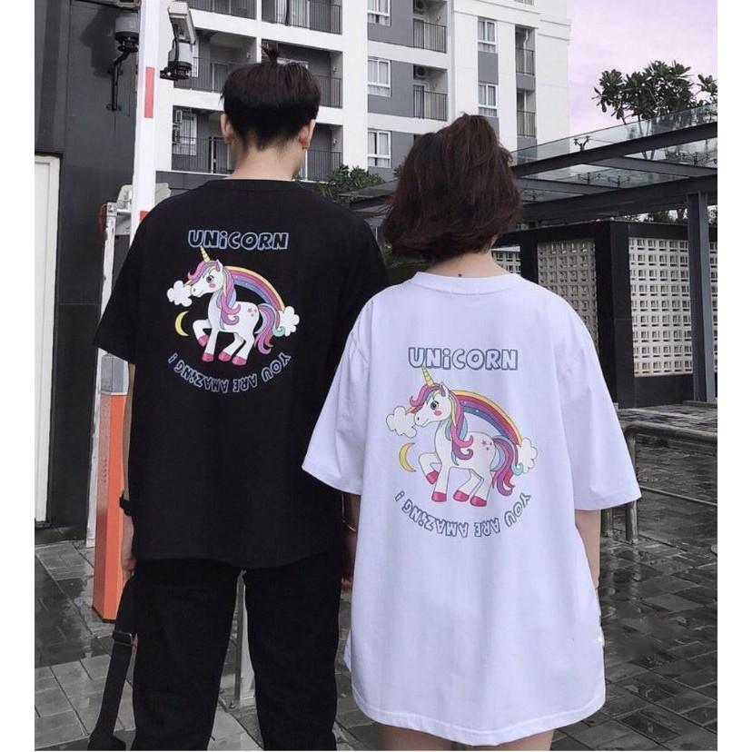 Áo thun áo phông tay lỡ Unisex UNICORN 4 màu full size M L XL THE 1992
