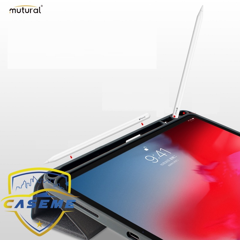 Bao da hàng chính hãng Mutural dành cho iPad Mini 6 2021 kèm khay đựng bút