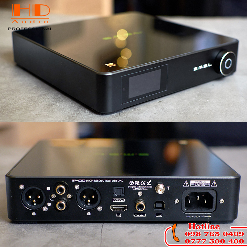 Giải Mã DAC SMSL M400 DAC AK4499- Hỗ Trợ MQA - Bluetooth 5.0 - Hàng Chính Hãng