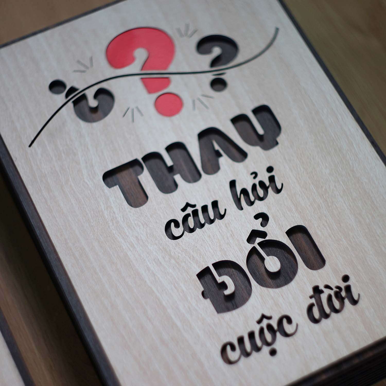 Tranh Châm Ngôn Cuộc Sống TBIG125: Thay câu hỏi đổi cuộc đời