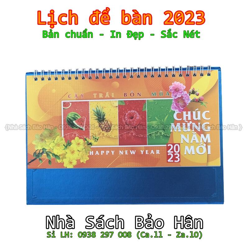 Lịch để bàn 2023, lịch kiểu chữ A ( khổ 16.6mx23cm và khổ 24x16cm) có nhiều mẫu chọn - GIAO NGẪU NHIÊN MẪU ẢNH