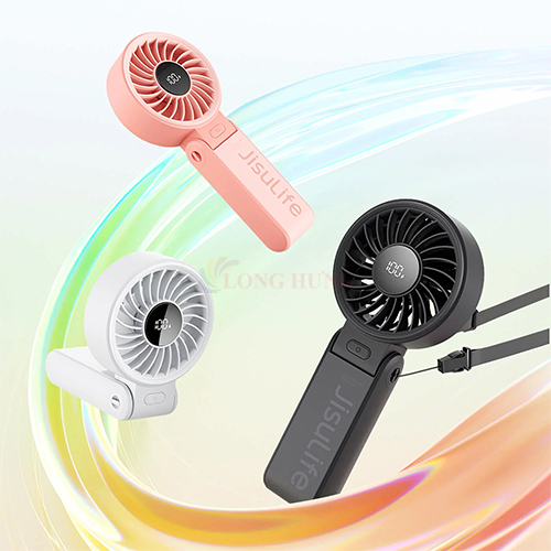 Quạt mini tích điện cầm tay Jisulife 3 in 1 Handheld Fan Life7 3600mAh - Hàng chính hãng