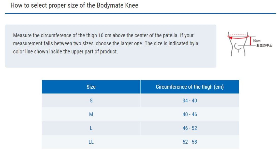 ZAMST Bodymate Knee