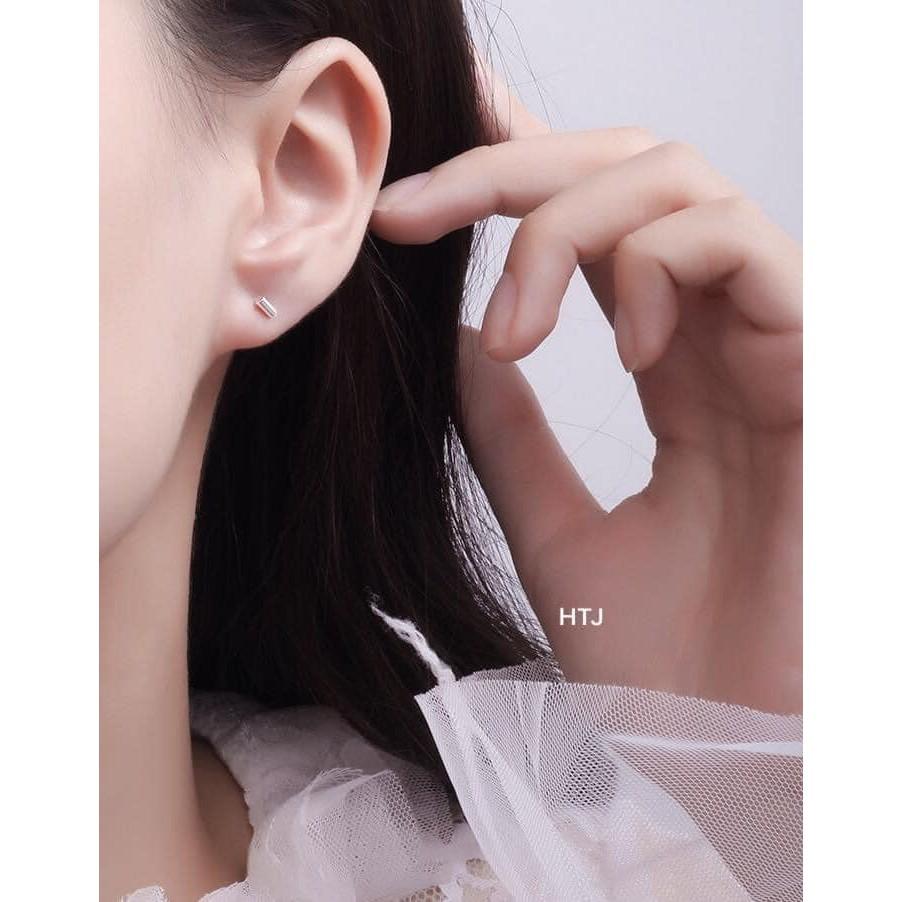 BÔNG TAI BẠC HÌNH THANH XINH XẮN BẠC TA -