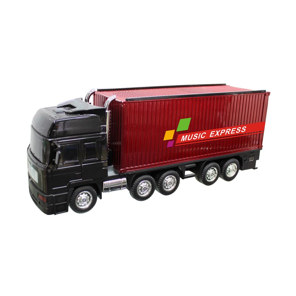 Loa di động Bluetooth ngoài trời ABS Loa mô hình xe tải TWS Loa không dây với thẻ USB TF Đài FM/Màn hình LED Màu sắc: WS-528 Màu sắc ngẫu nhiên