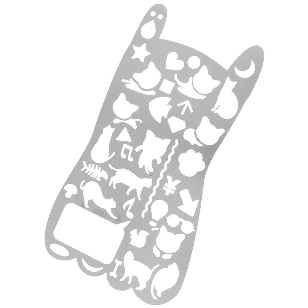 Ruler Bookmark for Journal Note Book Diary Hollow Ruler Drawing Template