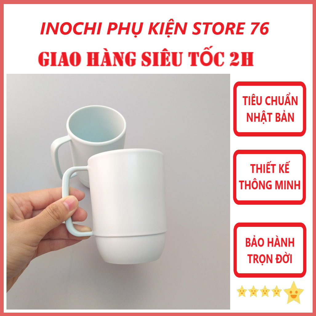 Combo 2 Cốc Nước Amori 350ml Sản Xuất Theo Tiêu Chuẩn Nhật Bản An Toàn Khi Sử Dụng - Chính Hãng Inochi