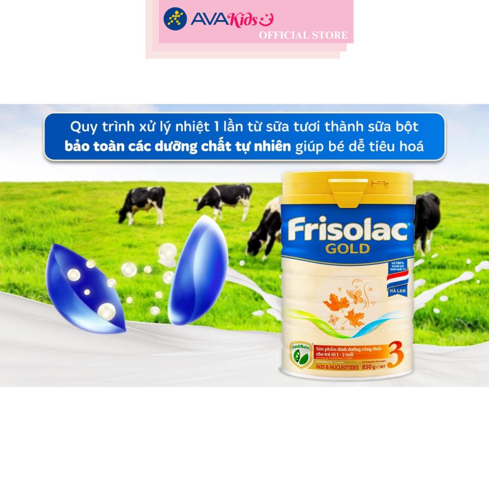 Sữa Bột Frisolac Gold 3 Lon 850g - Hàng chính hãng