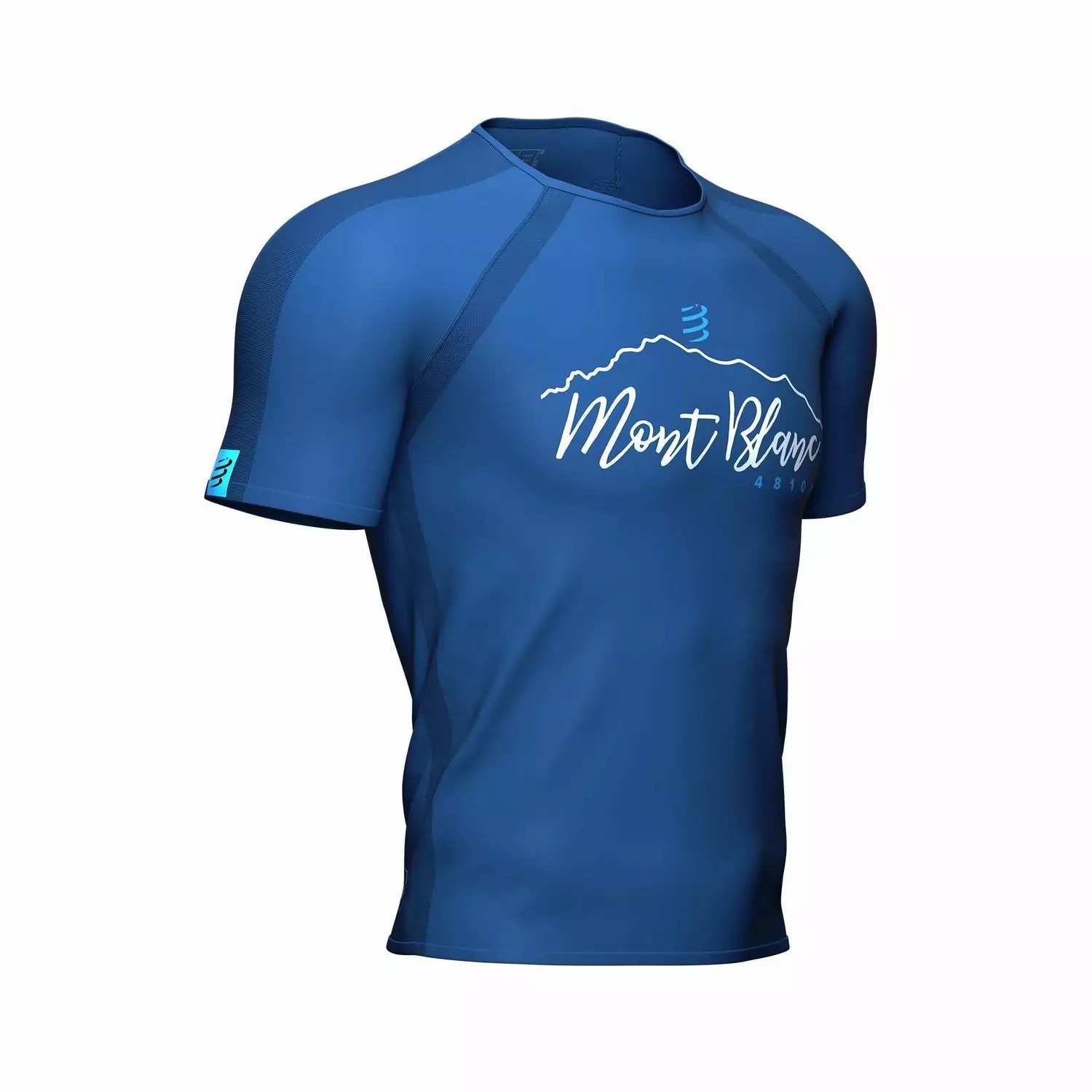 Áo chạy bộ nam Compressport Training T-Shirt – Mont Blanc