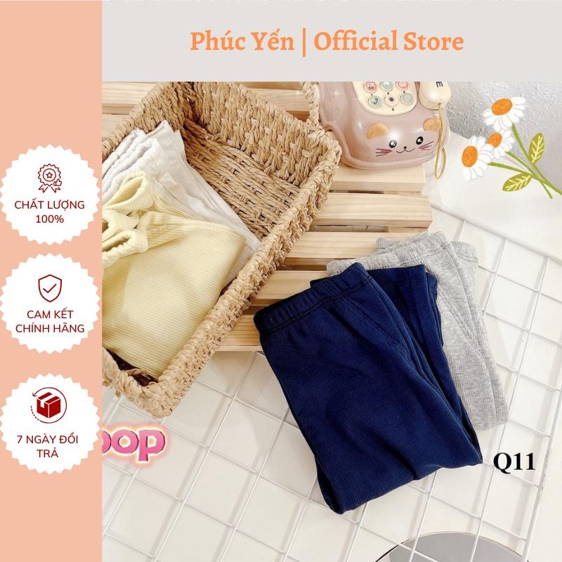 Đồ mặc quần trẻ em Sét 4 quần legging XOOP gân tăm cho bé gái ( 9-19kg) Q11 Shop Phúc Yến