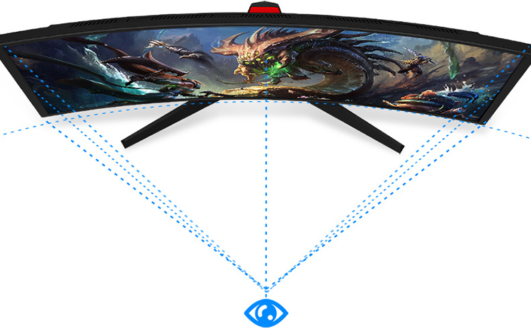 Màn Hình Gaming HKC NB27C2 27 inch Full HD 4ms144Hz VA - Hàng Chính Hãng