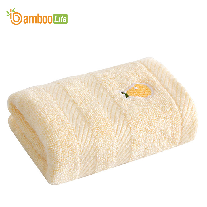 Khăn mặt sợi tre Bamboo Life Khăn lau mặt rửa mặt cao cấp kháng khuẩn siêu thấm hút hàng chính hãng BL041