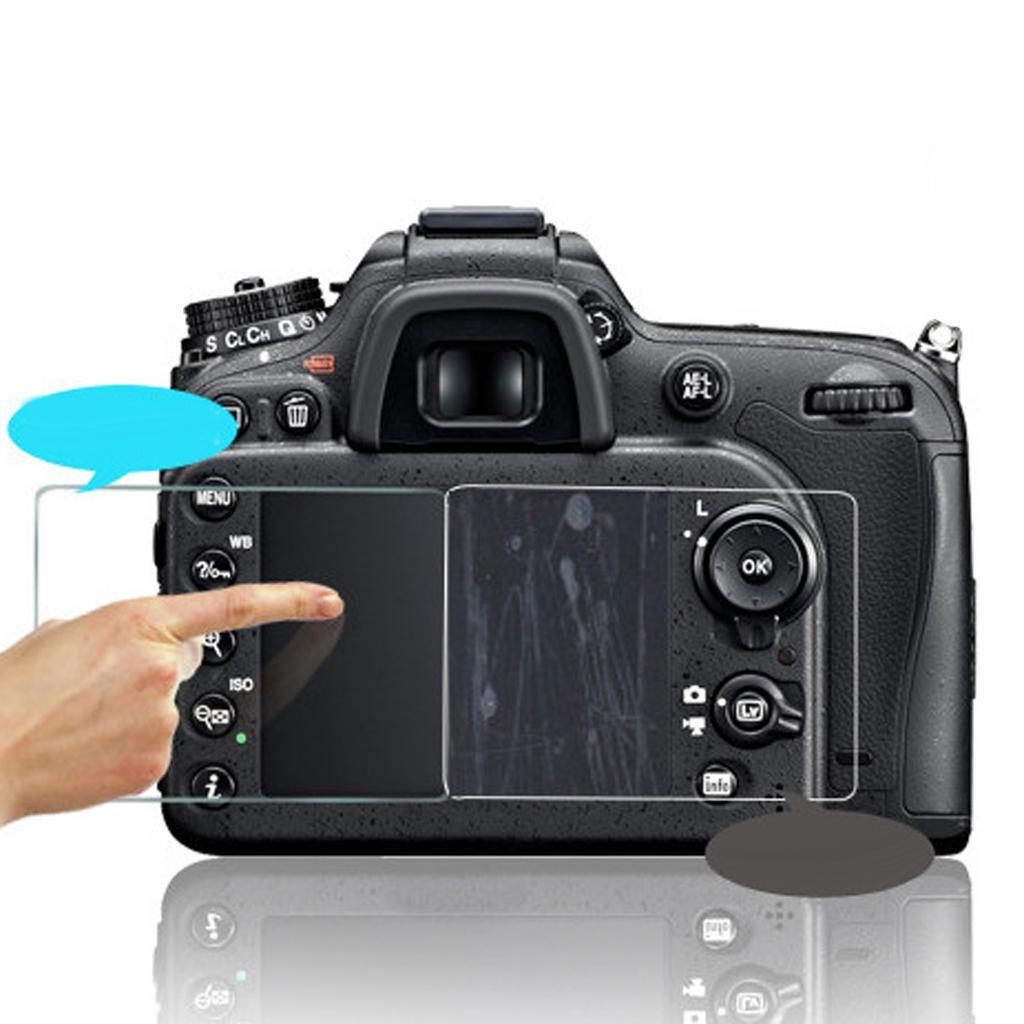 Hard Tempered Glass Screen Protector Protective Cover for Nikon D7100 D7200 DSLR