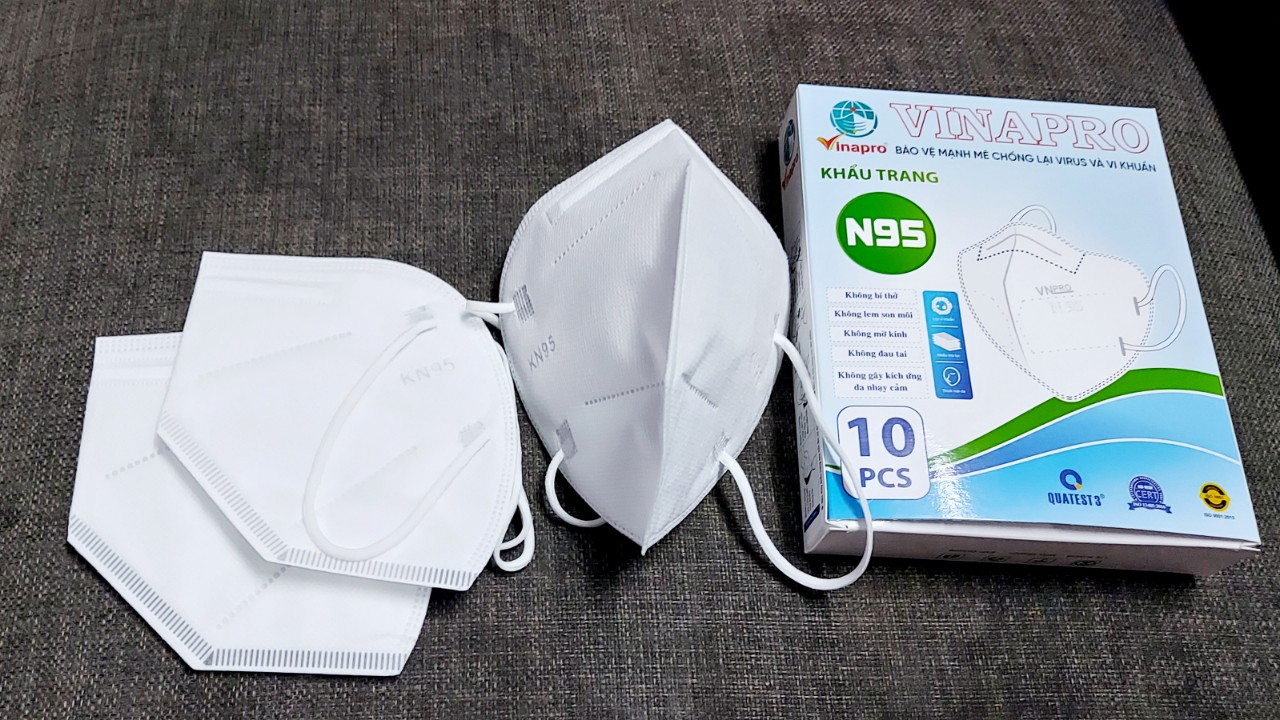 Khẩu trang 95 5 lớp kháng khuẩn Vinapro