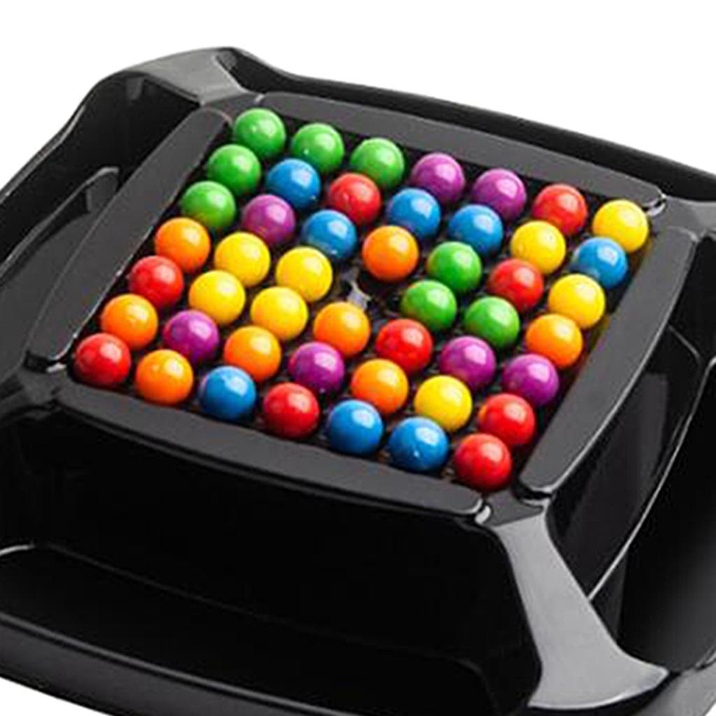 Colorful Rainbow Beads Toys Color Matching Puzzle Chess Game