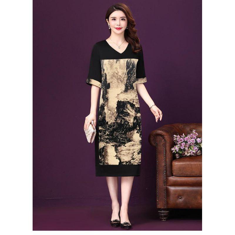 ĐẦM SUÔNG ĐẮP PHỐI HỌA TIẾT LẠ MẮT