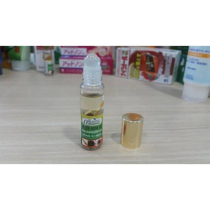 Dầu Thảo Dược Nhân Sâm Thái Lan Green Herb Oil 8ml