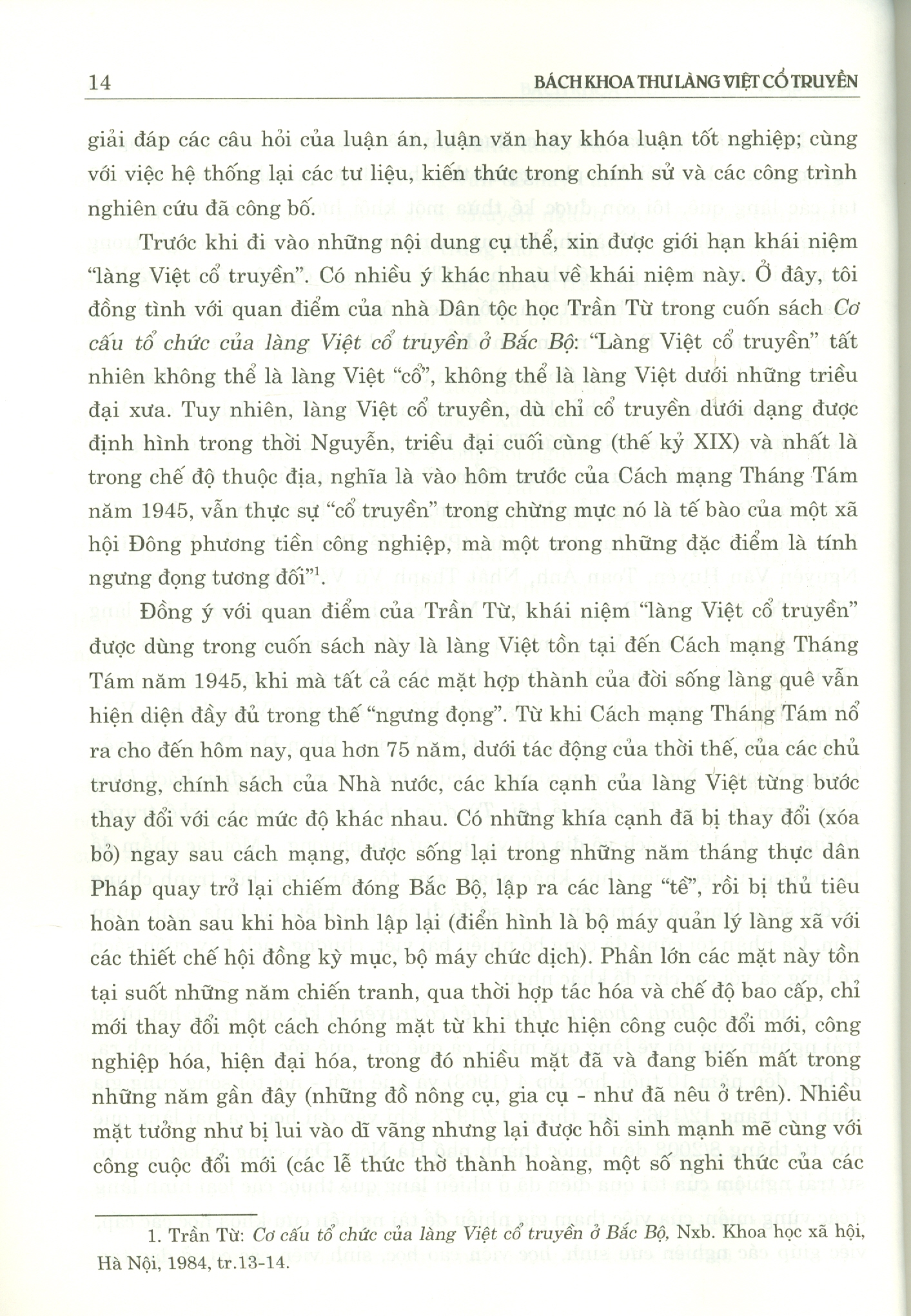 Sách - Bách khoa thư làng việt cổ truyền