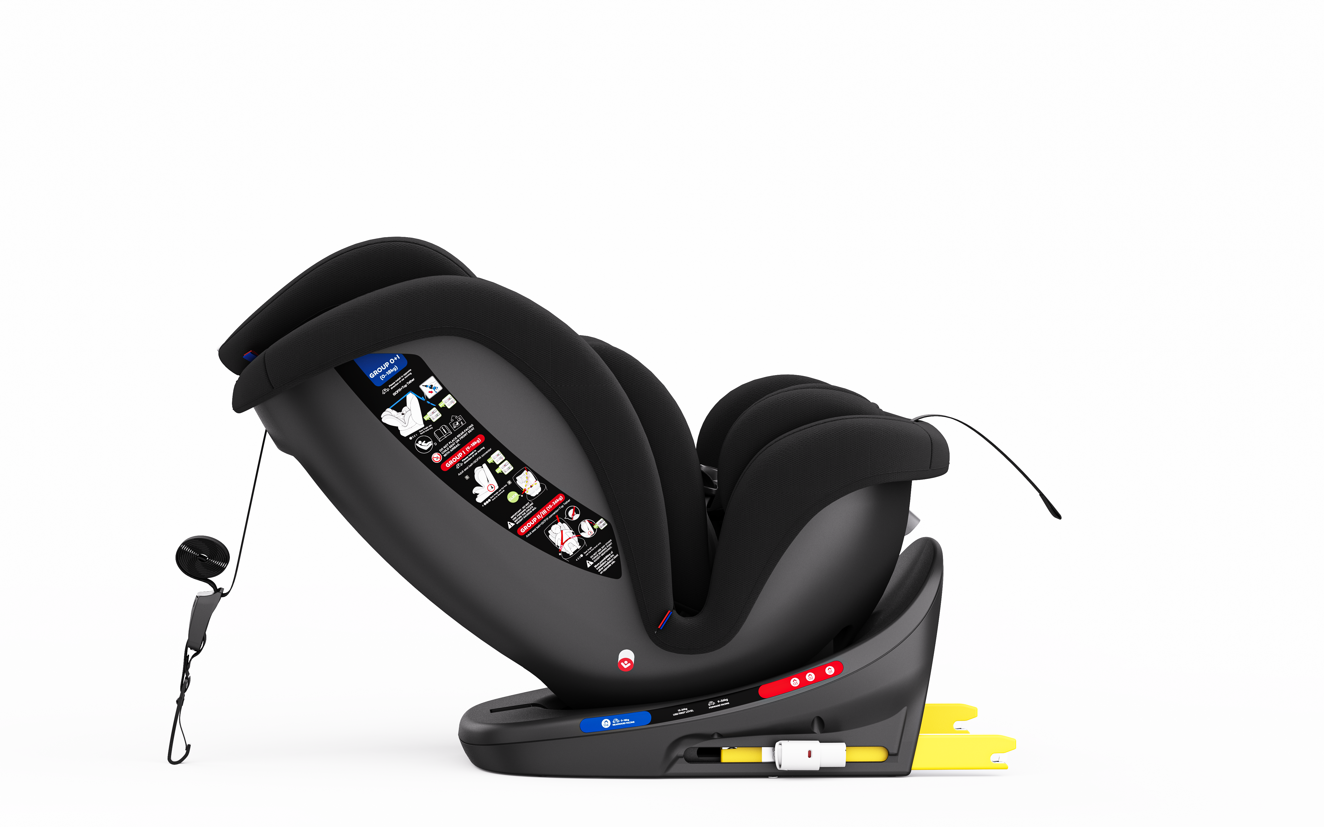 Ghế ngồi ô tô trẻ em Reebaby S64 FX Multi Grow 360 - cho bé từ 0-36kg (từ sơ sinh - 12 tuổi)