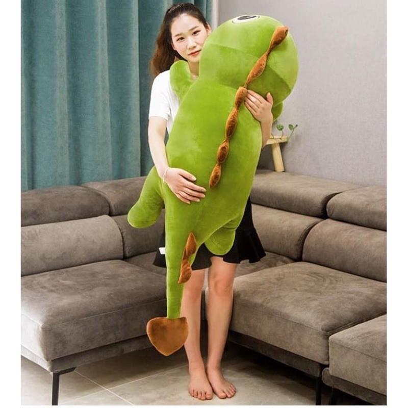Gấu bông khủng long mắt lồi-bông tinh khiết 100%