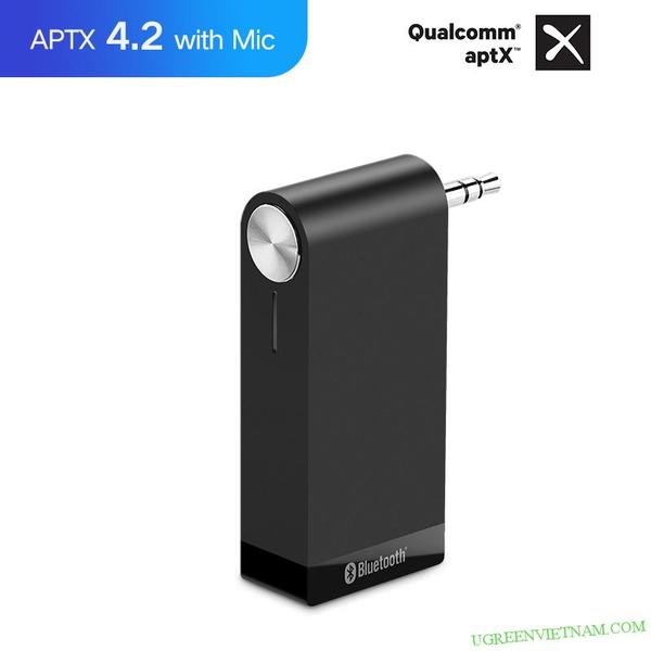 Bộ thu âm thanh Bluetooth 4.2 hỗ trợ APTX Ugreen 40756 - Hàng Chính Hãng