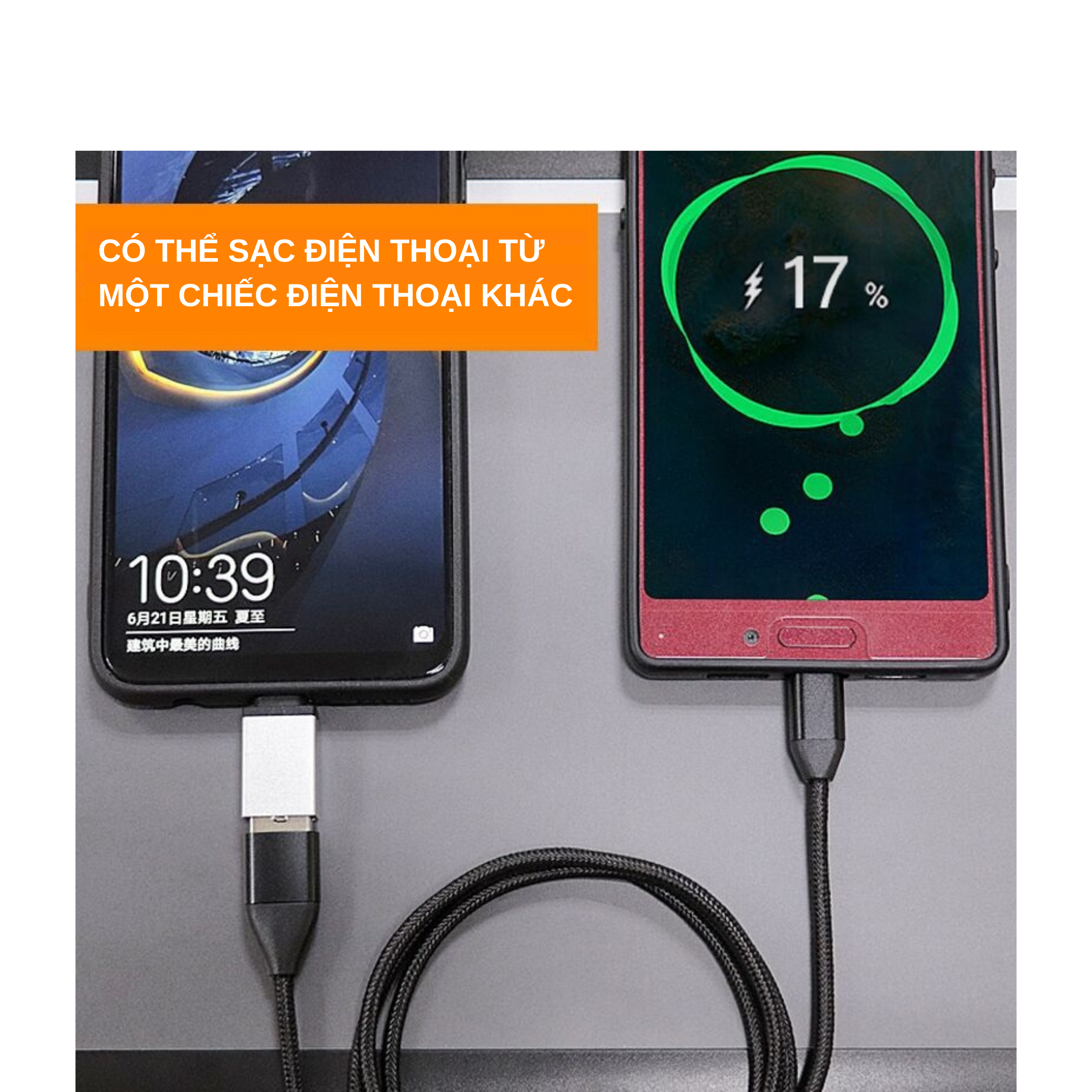 Đầu Chuyển Đổi USB Type C Sang USB 3.0 Hàng Nhập Khẩu