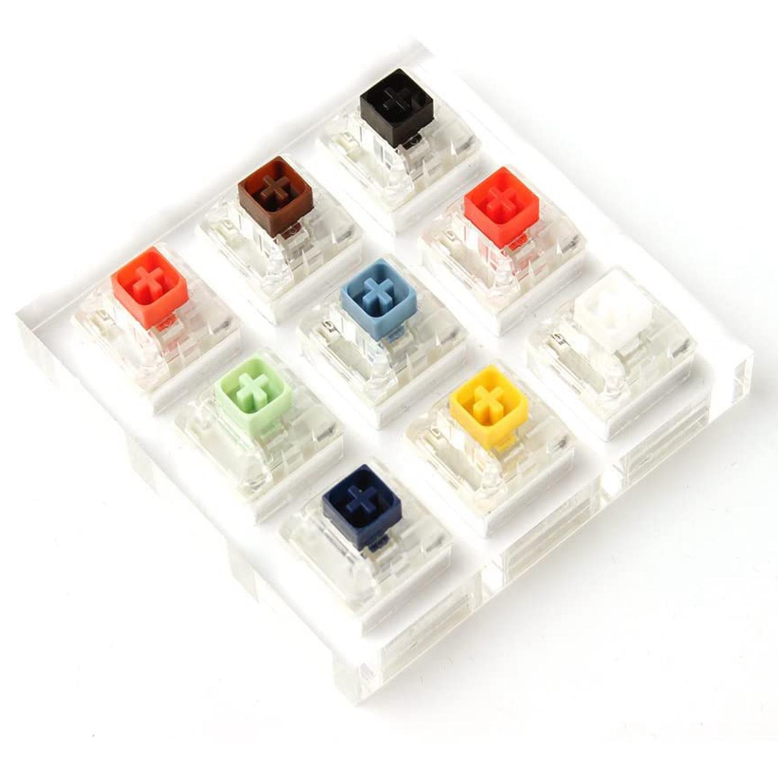 Acrylic 9 Switch Switches Tester With Acrylic Base for Mechanical Keyboard