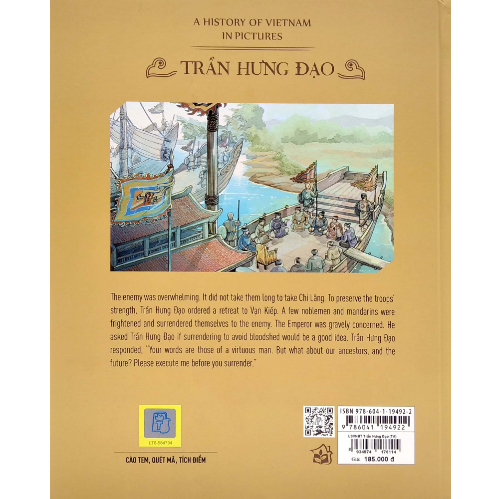 Sách A History Of VN In Pictures. Trần Hưng Đạo