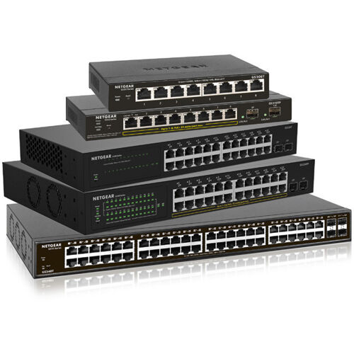 Thiết Bị Chuyển Mạch Để Bàn 8 Cổng 10/100/1000M PoE+ và 2 cổng quang SFP 1000M Gigabit Ethernet S350 Smart Managed Pro Switch Netgear GS310TP - Hàng Chính Hãng