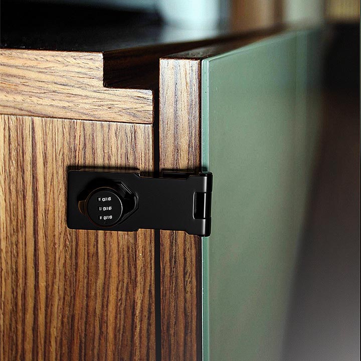 Chốt khóa số dạng lật dùng cho tủ, ngăn kéo bàn, cửa các loại