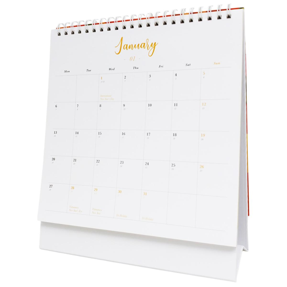 Lịch Bàn 2025 - The Tastes Of Life - Sdstationery 2025-SD-LBA