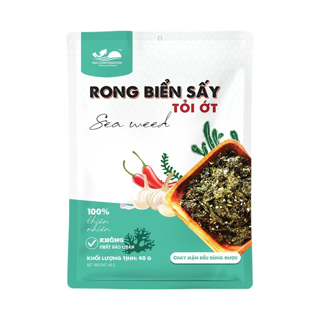 RBTO40 Rong biển sấy tỏi ớt