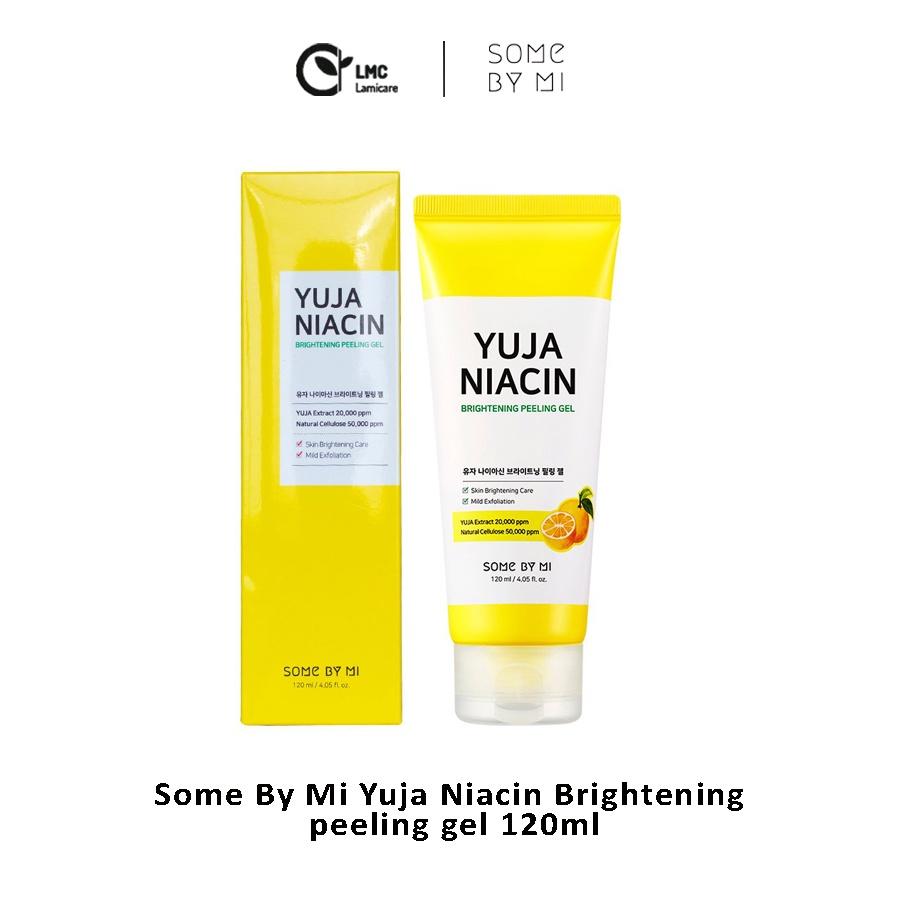 Tẩy tế bào chết dạng gel dưỡng trắng da chiết xuất quả thanh yên some by mi yuja niacin brightening peeling gel 120ml