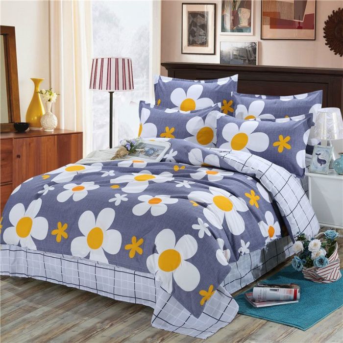 Bộ chăn ga gối Cotton cao cấp 1m6x2m MNT219