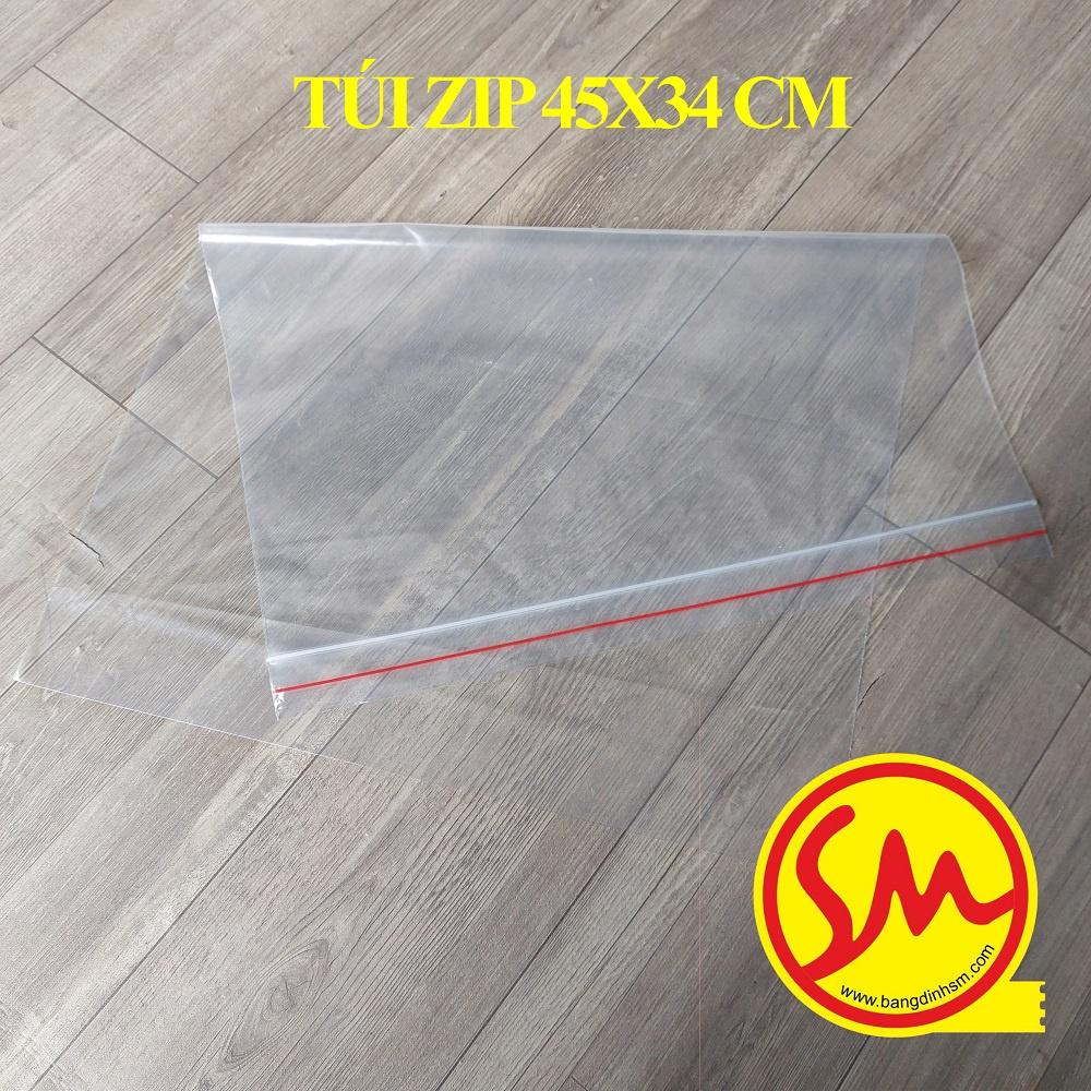 TÚI ZIPPER, TÚI ZIPPER CHỈ ĐỎ GIÁ RẺ size 45x34cm thích hợp để ĐÓNG GÓI SẢN PHẨM