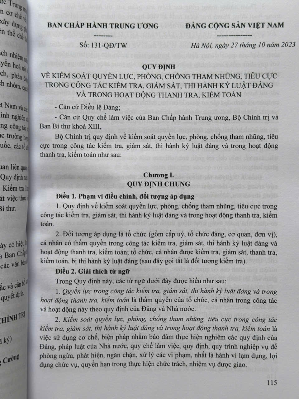 Sách Hướng dẫn thực hiện Công Tác Kiểm Tra, Giám Sát và Kỷ Luật Của Đảng đối với Các Tổ Chức Đảng và Đảng Viên (V2566T)