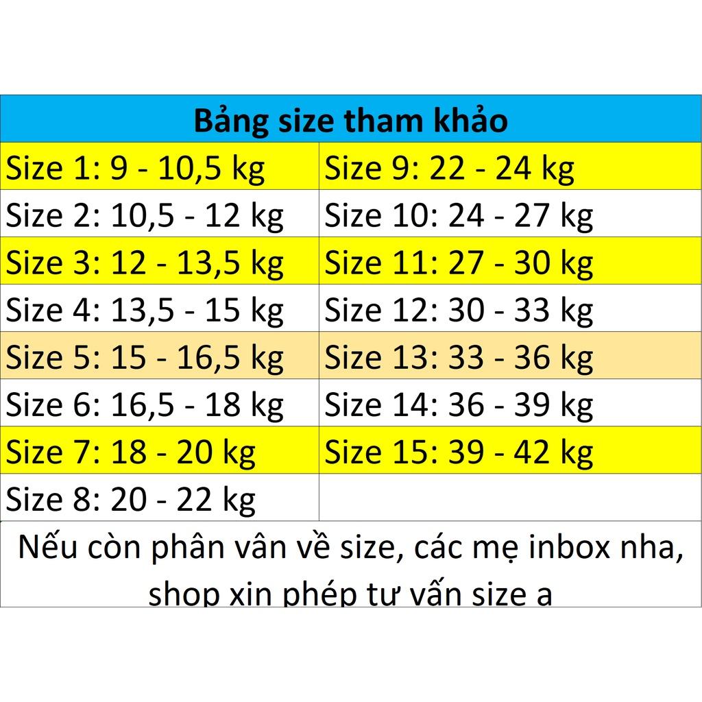 Bộ thun tay ngắn bé trai phối hình in chữ Urban size 9 - 42 kg