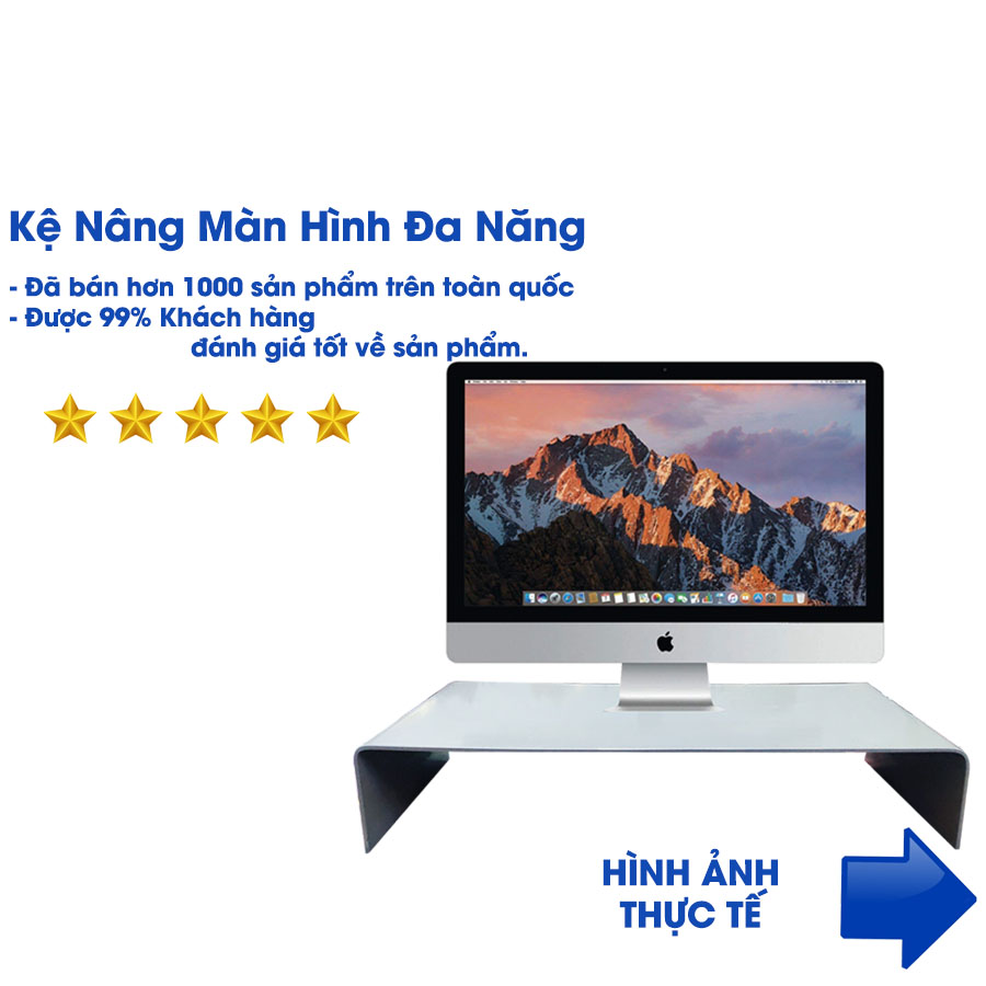 Kệ nâng màn hình máy tính, máy in, laptop đa năng