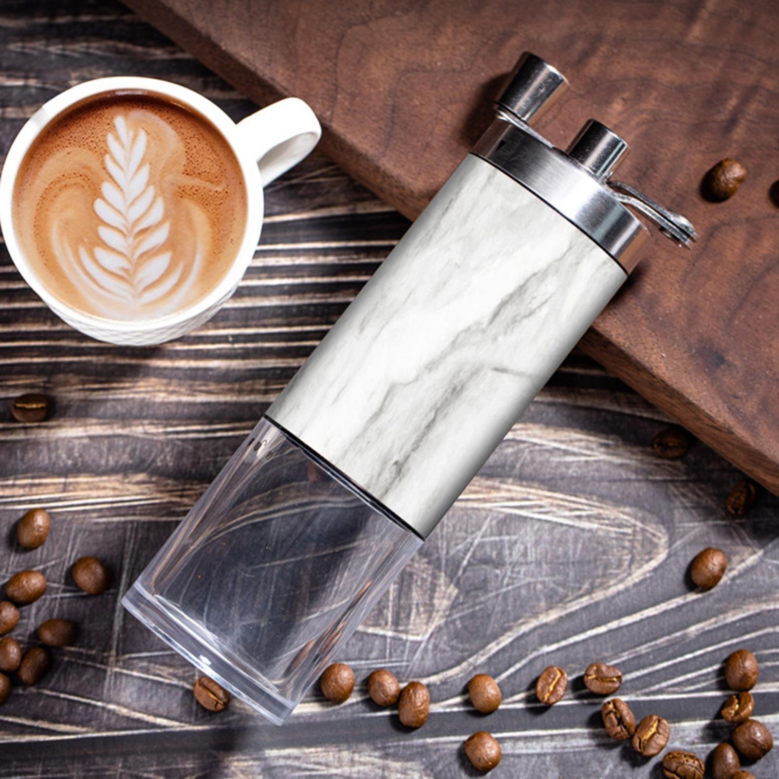 Manual Coffee Grinder Stainless Steel Hand Crank Conical Burr Mill for Beans