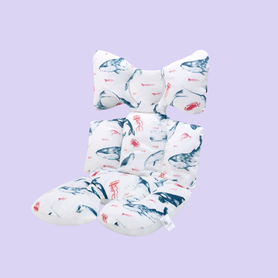 Miếng lót xe đẩy dày 6.5cm MiracleBaby  đệm Cotton dày dặn, phụ kiện xe đẩy êm ái cho bé