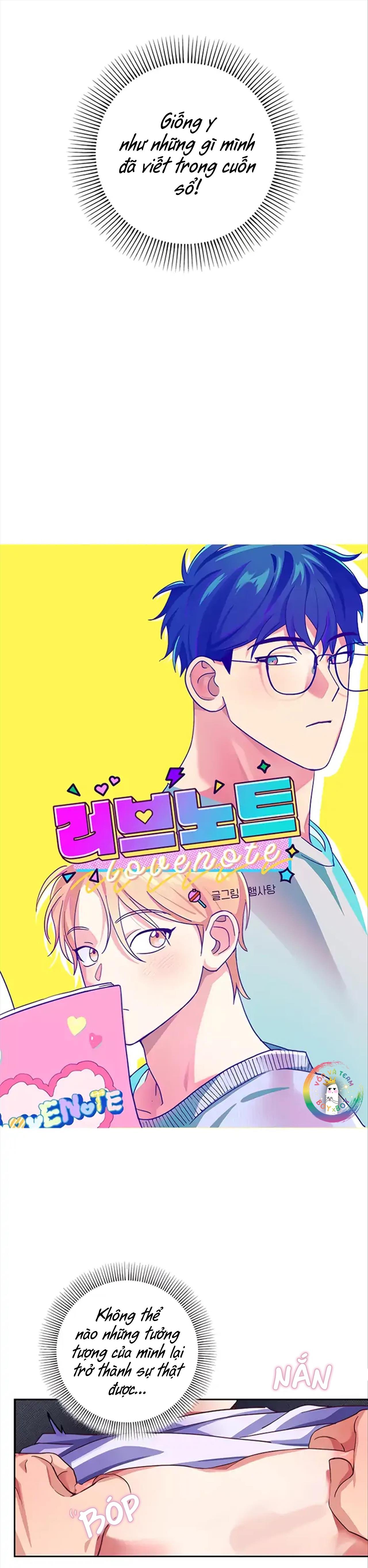 manhwa chịch vồn chịch vã Chapter 116 LOVE NOTE 2 7