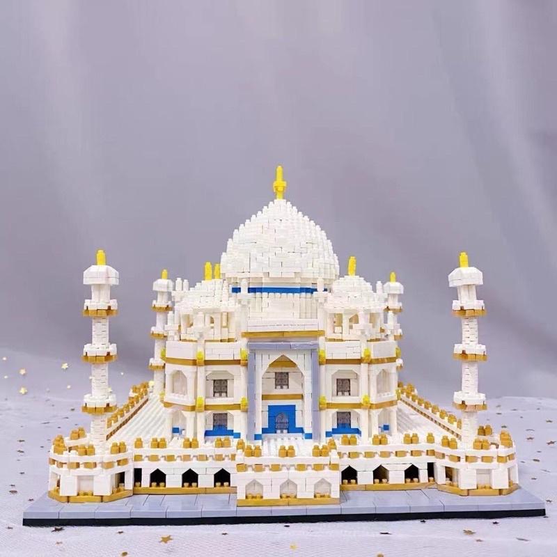 Đồ chơi xếp hình lắp ráp lâu đài con gái công chúa kiến trúc đền mộ tajmahal ấn độ phát triển tư duy